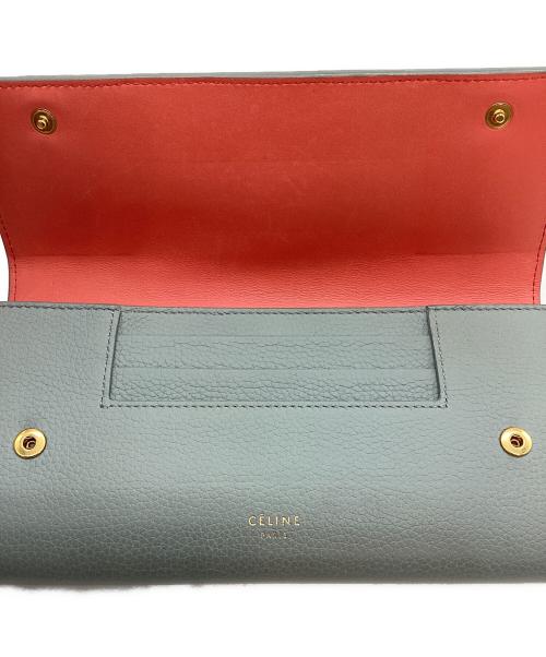 CELINE（セリーヌ）CELINE (セリーヌ) 長財布 スカイブルーの古着・服飾アイテム