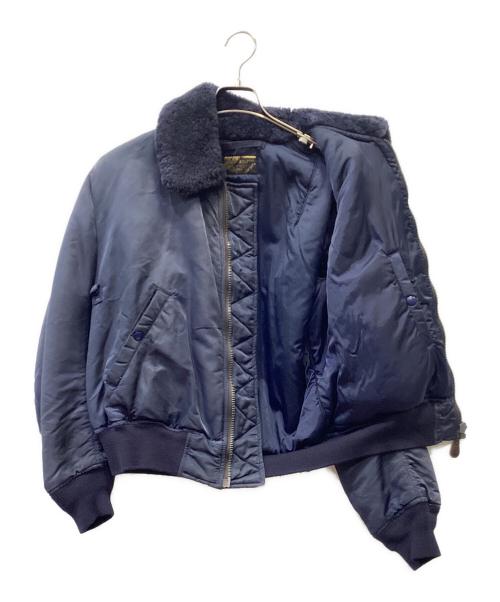 HOUSTON（ヒューストン）HOUSTON (ヒューストン) B-15Cフライトジャケット ネイビー サイズ:Mの古着・服飾アイテム