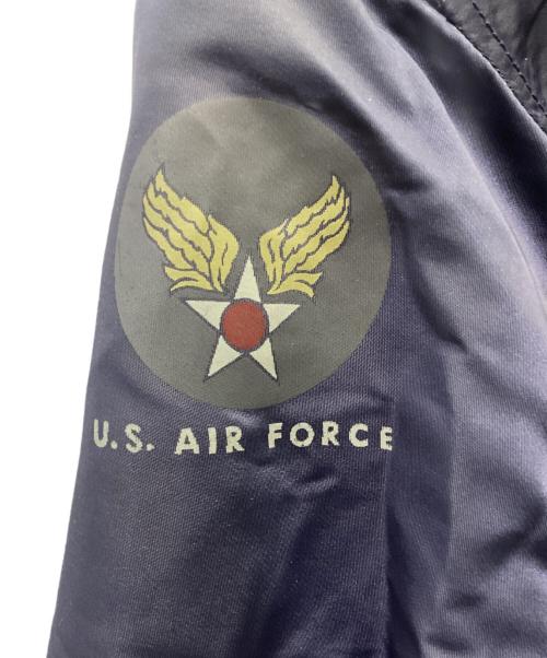 HOUSTON（ヒューストン）HOUSTON (ヒューストン) B-15Cフライトジャケット ネイビー サイズ:Mの古着・服飾アイテム