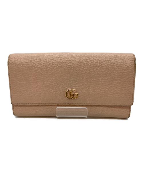 GUCCI（グッチ）GUCCI (グッチ) 長財布 ピンクの古着・服飾アイテム