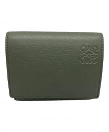 LOEWE（ロエベ）の古着「3つ折り財布」｜グリーン
