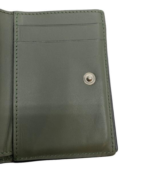 LOEWE（ロエベ）LOEWE (ロエベ) 3つ折り財布 グリーンの古着・服飾アイテム