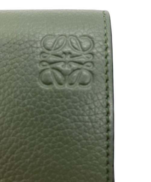 LOEWE（ロエベ）LOEWE (ロエベ) 3つ折り財布 グリーンの古着・服飾アイテム