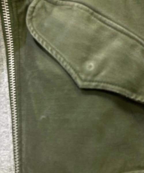 NO BRAND（ノーブランド）NO BRAND (ノーブランド) ミリタリーリメイクパンツ オリーブ サイズ:MEDIUMの古着・服飾アイテム