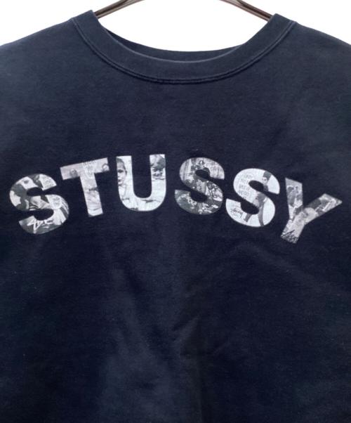 stussy（ステューシー）stussy (ステューシー) スウェット ブラック サイズ:XLargeの古着・服飾アイテム