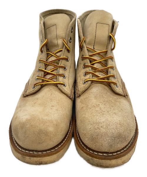 RED WING（レッドウィング）RED WING (レッドウィング) ワークブーツ ベージュ サイズ:26cmの古着・服飾アイテム