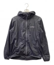 mont-bell（モンベル）の古着「ライトシェルパーカ」｜ブラック