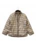 BURBERRY GOLF（バーバリーゴルフ）の古着「リバーシブルダウンジャケット」｜ブラウン×ベージュ
