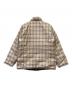 BURBERRY GOLF (バーバリーゴルフ) リバーシブルダウンジャケット ブラウン×ベージュ サイズ:M：20000円