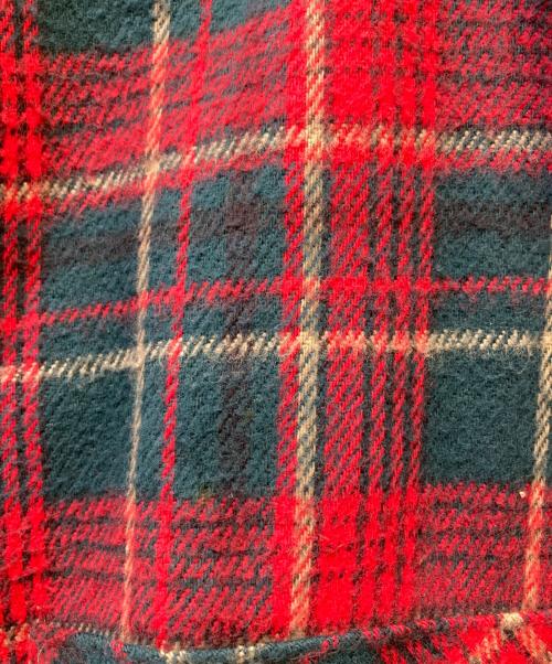 FIVE BROTHER（ファイブブラザー）FIVE BROTHER (ファイブブラザー) 長袖シャツ レッド×グリーン サイズ:Lの古着・服飾アイテム