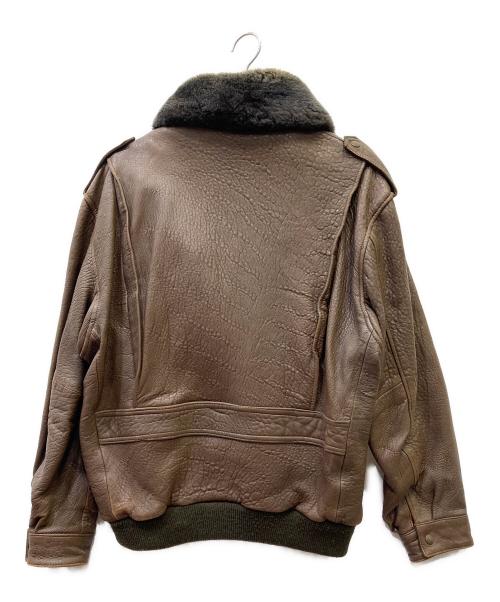 DOG FIGHT（ドッグファイト）DOG FIGHT (ドッグファイト) レザージャケット ブラウン サイズ:５の古着・服飾アイテム
