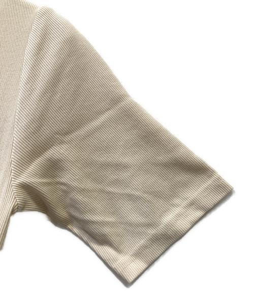 Sea Room lynn（シールームリン）Sea Room lynn (シールームリン) 半袖ワンピース ベージュ×ネイビー サイズ:Mの古着・服飾アイテム