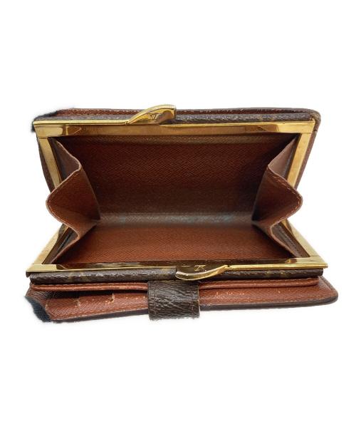 LOUIS VUITTON（ルイ ヴィトン）LOUIS VUITTON (ルイ ヴィトン) がま口財布 ブラウンの古着・服飾アイテム