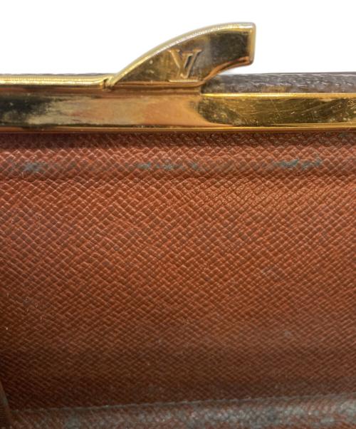 LOUIS VUITTON（ルイ ヴィトン）LOUIS VUITTON (ルイ ヴィトン) がま口財布 ブラウンの古着・服飾アイテム