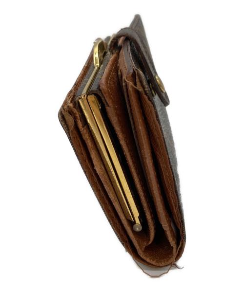 LOUIS VUITTON（ルイ ヴィトン）LOUIS VUITTON (ルイ ヴィトン) がま口財布 ブラウンの古着・服飾アイテム