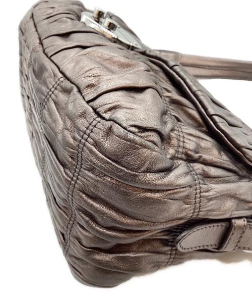 PRADA（プラダ）PRADA (プラダ) セミショルダーバッグ グレーの古着・服飾アイテム