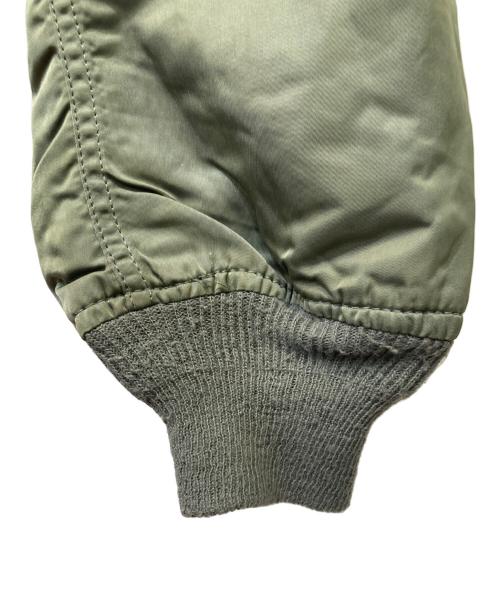 ALPHA（アルファ）ALPHA (アルファ) MA-1ジャケット カーキ サイズ:LARGEの古着・服飾アイテム