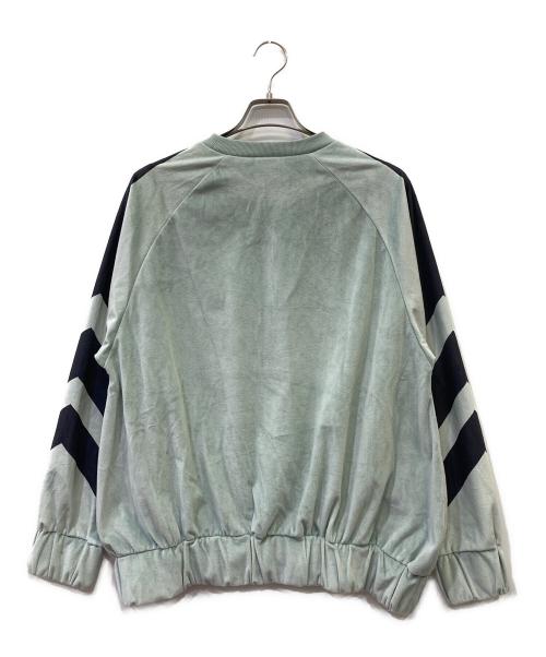 米津玄師（ヨネヅゲンシ）米津玄師 (ヨネズケンシ) ベロアプルオーバー ブルー サイズ:Mの古着・服飾アイテム