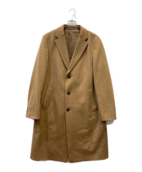 UNIQLO（ユニクロ）UNIQLO (ユニクロ) ウールカシミヤチェスターコート ブラウン サイズ:XLの古着・服飾アイテム