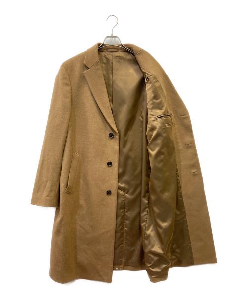 UNIQLO（ユニクロ）UNIQLO (ユニクロ) ウールカシミヤチェスターコート ブラウン サイズ:XLの古着・服飾アイテム