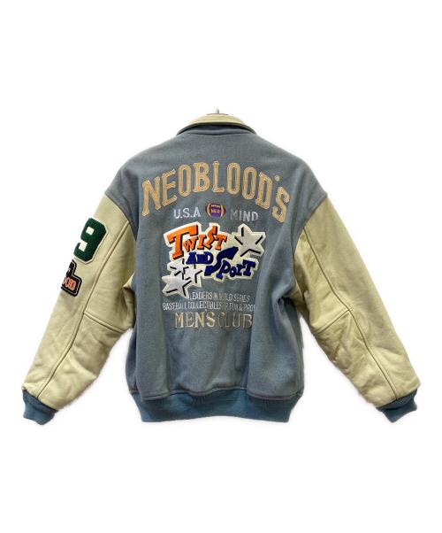 NEO BLOOD TOKYO（ネオ ブロード トウキョウ）NEO BLOOD TOKYO (ネオ ブロード トウキョウ) スタジャン スカイブルー サイズ:Fの古着・服飾アイテム