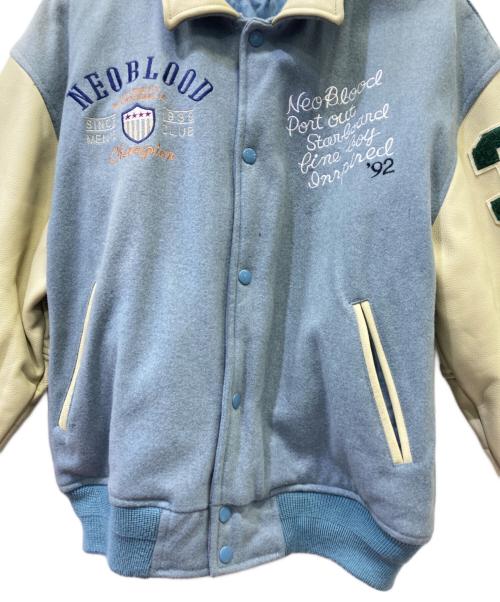 NEO BLOOD TOKYO（ネオ ブロード トウキョウ）NEO BLOOD TOKYO (ネオ ブロード トウキョウ) スタジャン スカイブルー サイズ:Fの古着・服飾アイテム