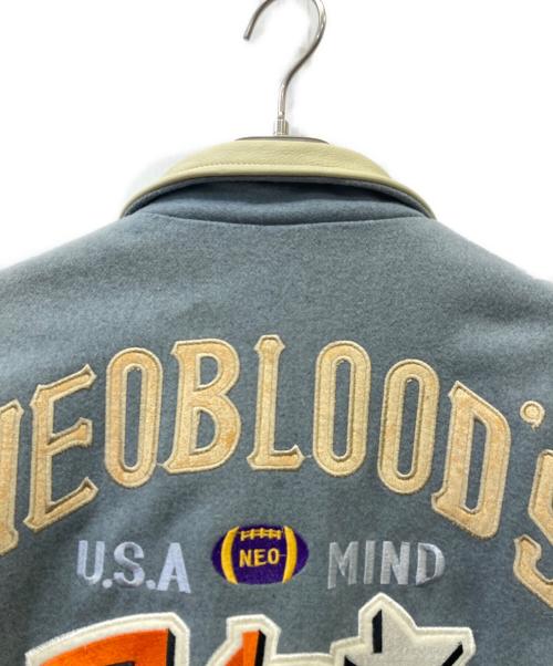 NEO BLOOD TOKYO（ネオ ブロード トウキョウ）NEO BLOOD TOKYO (ネオ ブロード トウキョウ) スタジャン スカイブルー サイズ:Fの古着・服飾アイテム