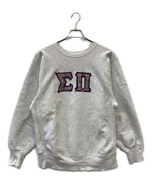 Champion REVERSE WEAVE（チャンピオン リバース ウィーブ）Champion REVERSE WEAVE (チャンピオン リバース ウィーブ) クルーネックスウェット グレー サイズ:X-LARGEの古着・服飾アイテム