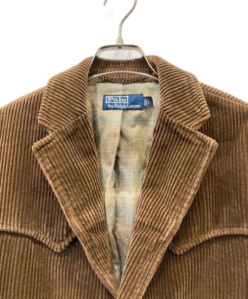 POLO RALPH LAUREN（ポロ・ラルフローレン）POLO RALPH LAUREN (ポロ・ラルフローレン) コーデュロイジャケット ブラウン サイズ:Lの古着・服飾アイテム