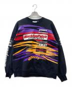 BlackEyePatchブラックアイパッチ）の古着「レーシングクルースウェット」｜ブラック