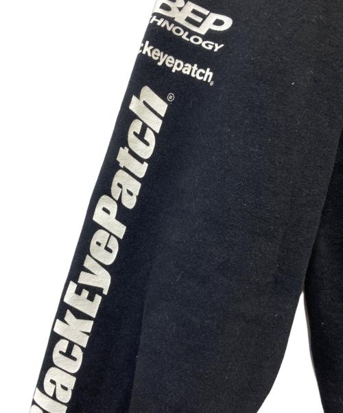 BlackEyePatch（ブラックアイパッチ）BlackEyePatch (ブラックアイパッチ) レーシングクルースウェット ブラック サイズ:XLの古着・服飾アイテム