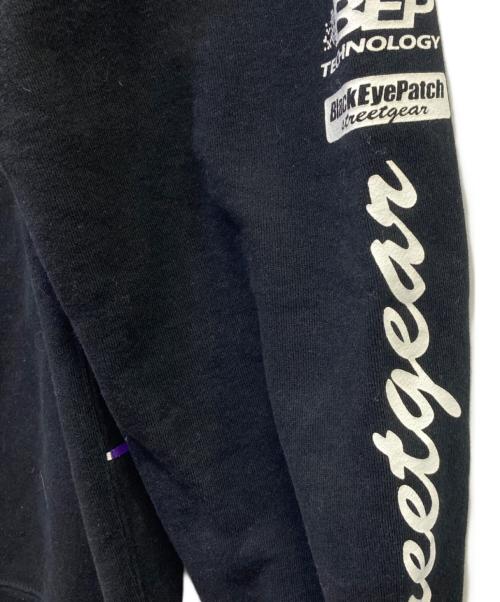 BlackEyePatch（ブラックアイパッチ）BlackEyePatch (ブラックアイパッチ) レーシングクルースウェット ブラック サイズ:XLの古着・服飾アイテム