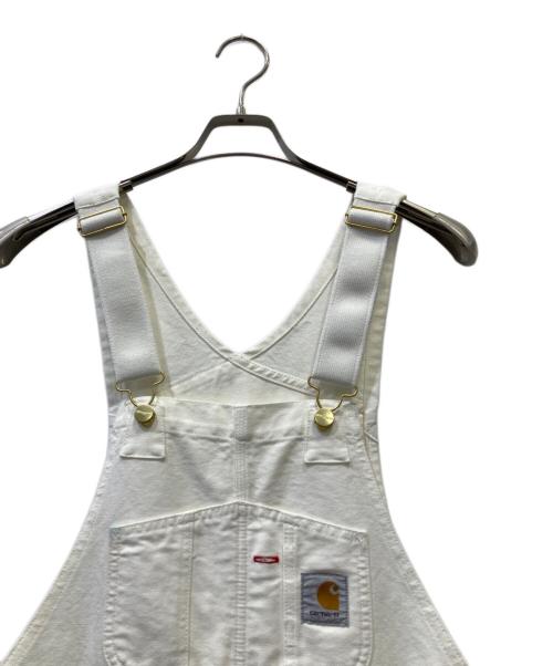 CarHartt（カーハート）CarHartt (カーハート) オーバーオール ホワイト サイズ:76cm(W30)の古着・服飾アイテム