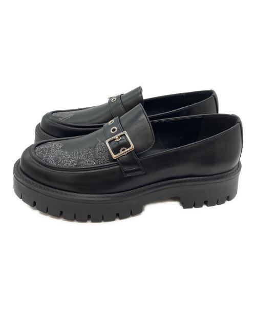 gibous（ギボス）gibous (ギボス) 厚底ローファー ブラック サイズ:SIZE 44 未使用品の古着・服飾アイテム