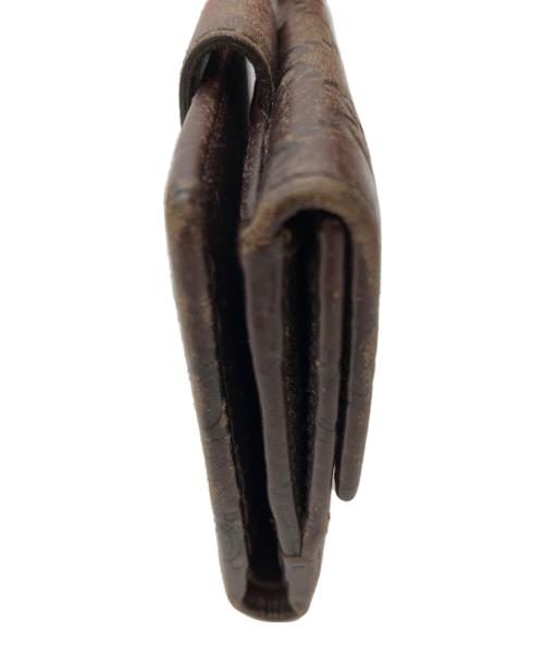 GUCCI（グッチ）GUCCI (グッチ) 2つ折り財布 ブラウンの古着・服飾アイテム