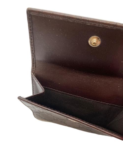 GUCCI（グッチ）GUCCI (グッチ) 2つ折り財布 ブラウンの古着・服飾アイテム