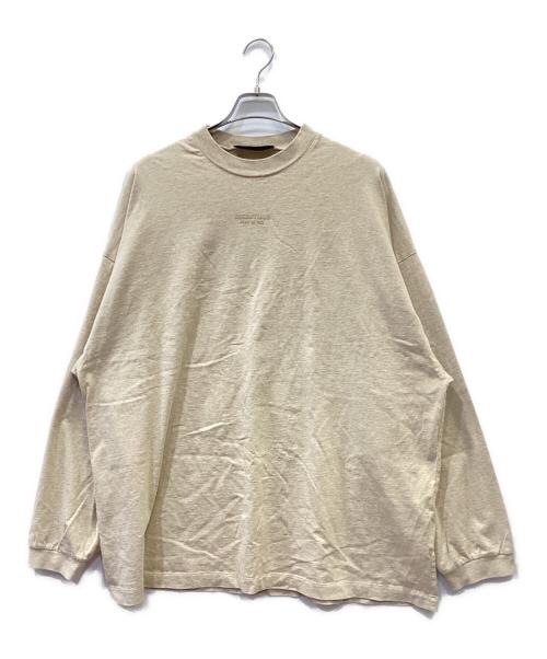 FOG ESSENTIALS（フィアオブゴッド エッセンシャル）FOG ESSENTIALS (フィアオブゴッド エッセンシャル) 長袖カットソー ベージュ サイズ:Lの古着・服飾アイテム