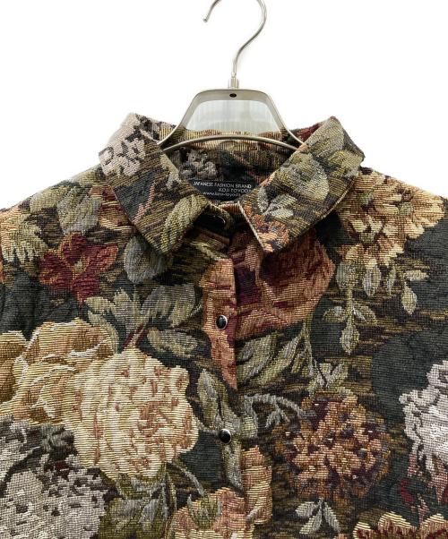 KOJI TOYODA（コージ トヨダ）KOJI TOYODA (コージ トヨダ) 長袖ワンピース グレー×ベージュ サイズ:Freeの古着・服飾アイテム