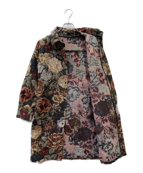 KOJI TOYODA（コージ トヨダ）KOJI TOYODA (コージ トヨダ) 長袖ワンピース グレー×ベージュ サイズ:Freeの古着・服飾アイテム