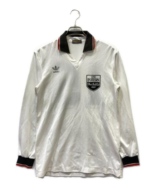 adidas（アディダス）adidas (アディダス) 長袖カットソー ホワイト サイズ:98－6の古着・服飾アイテム