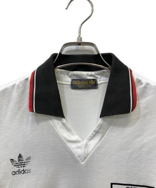 adidas（アディダス）adidas (アディダス) 長袖カットソー ホワイト サイズ:98－6の古着・服飾アイテム