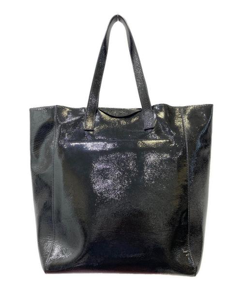 ANYA HINDMARCH（アニヤ・ハインドマーチ）ANYA HINDMARCH (アニヤ・ハインドマーチ) トートバッグ ブラックの古着・服飾アイテム