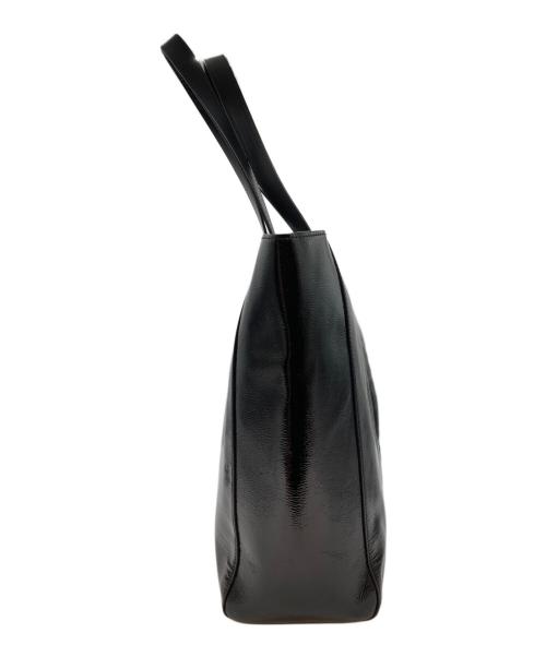 ANYA HINDMARCH（アニヤ・ハインドマーチ）ANYA HINDMARCH (アニヤ・ハインドマーチ) トートバッグ ブラックの古着・服飾アイテム