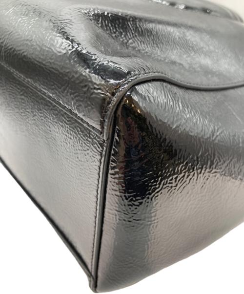 ANYA HINDMARCH（アニヤ・ハインドマーチ）ANYA HINDMARCH (アニヤ・ハインドマーチ) トートバッグ ブラックの古着・服飾アイテム