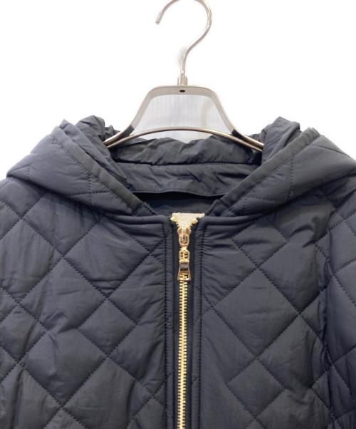 THREE SQUARE（スリースクエア）THREE SQUARE (スリースクエア) キルティングコート ブラック サイズ:Fの古着・服飾アイテム