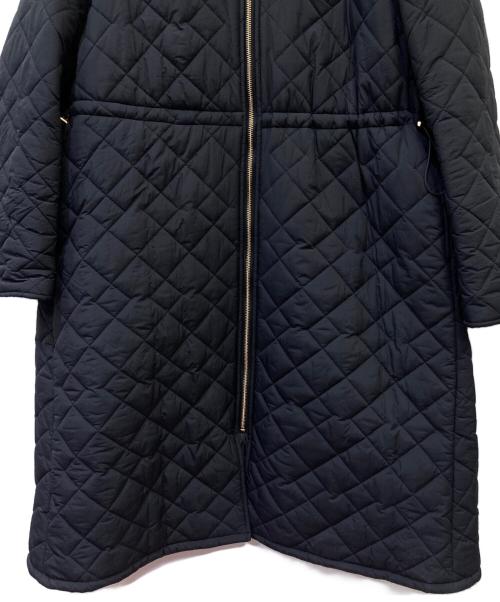 THREE SQUARE（スリースクエア）THREE SQUARE (スリースクエア) キルティングコート ブラック サイズ:Fの古着・服飾アイテム