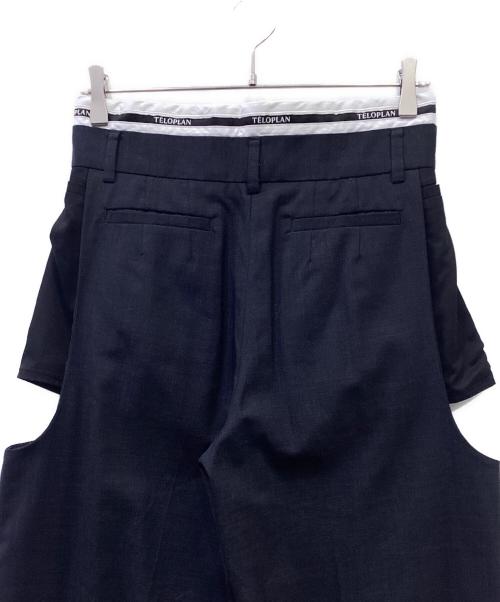 TELOPLAN（テーロプラン）TELOPLAN (テーロプラン) Haruki Trousers ブラック サイズ:Mの古着・服飾アイテム