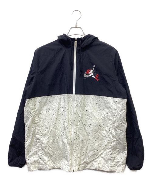 NIKE（ナイキ）NIKE (ナイキ) ナイロンジャケット ブラック×ホワイト サイズ:XLの古着・服飾アイテム