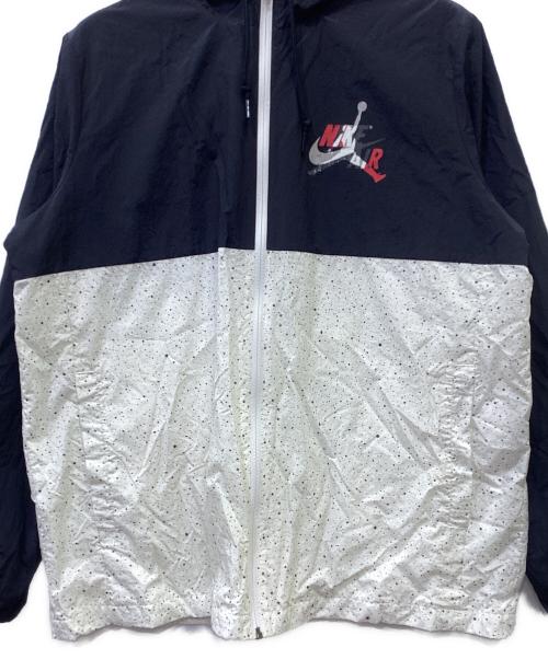 NIKE（ナイキ）NIKE (ナイキ) ナイロンジャケット ブラック×ホワイト サイズ:XLの古着・服飾アイテム