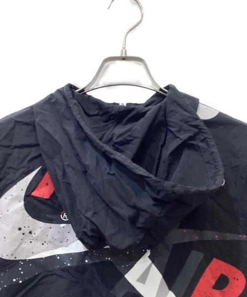 NIKE（ナイキ）NIKE (ナイキ) ナイロンジャケット ブラック×ホワイト サイズ:XLの古着・服飾アイテム